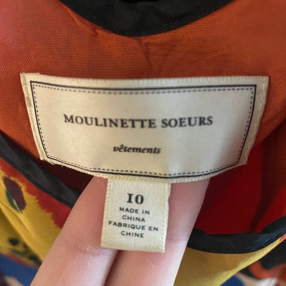 Moulinette Soeurs Vetement Silk Patterned Dress - Picture 4 of 4